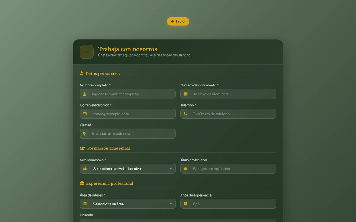 Fundación Prolancho — Recruitment & Talent Management Module